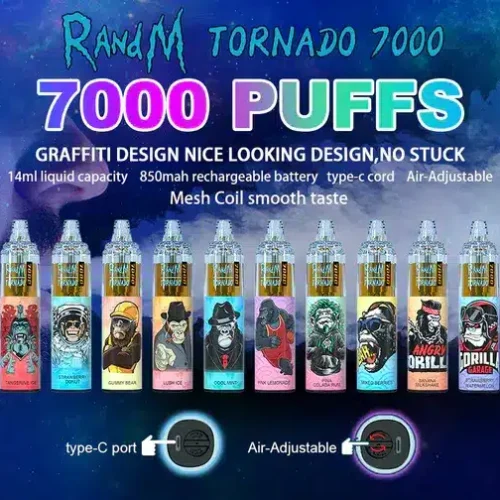 Randm Tornado 7000 Puffs